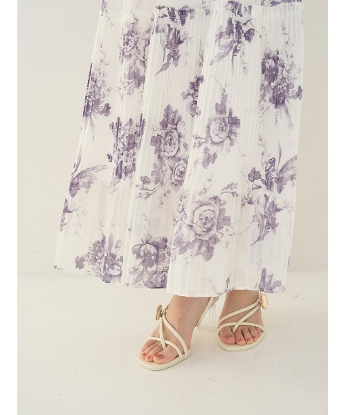 SNIDEL（スナイデル）の「【販路限定サイズあり】Sustainableプリーツプリントワンピース（ワンピース・レディース・ミント/ホワイト/ライトピンク/ダークネイビー・1/00/2/0）」の19枚目の写真