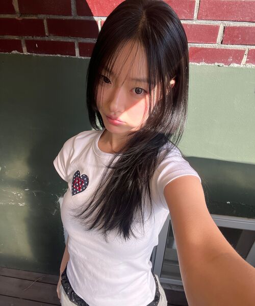 ILLIGO(イリゴ)の「129 ドットフィッティッドTシャツ ホワイト(Tシャツ/カットソー・レディース・その他・OS)」の5枚目の写真