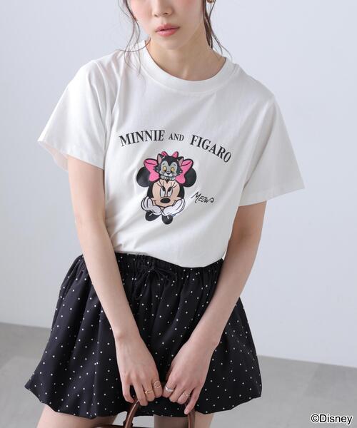 FREE'S MART(フリーズマート)の「◆【Disney】別注ミニーマウス&マリーTシャツ(Tシャツ/カットソー・レディース・レッド/ホワイト系その他/ホワイト/ライトグリーン・FREE)」の7枚目の写真