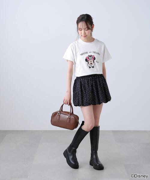FREE'S MART(フリーズマート)の「◆【Disney】別注ミニーマウス&マリーTシャツ(Tシャツ/カットソー・レディース・レッド/ホワイト系その他/ホワイト/ライトグリーン・FREE)」の9枚目の写真