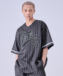 FUBU フブ ブランド Patch Baseball Shirts/パッチ付きベースボールシャツ