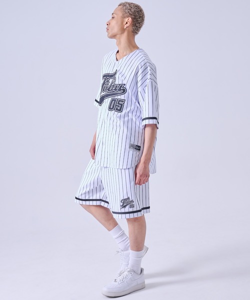 FUBU( フブ)の「FUBU フブ ブランド Patch Baseball Shirts/パッチ付きベースボールシャツ(シャツ/ブラウス・メンズ・カモフラージュ/ホワイト/ブラック・XXL/XL/L/M)」の16枚目の写真