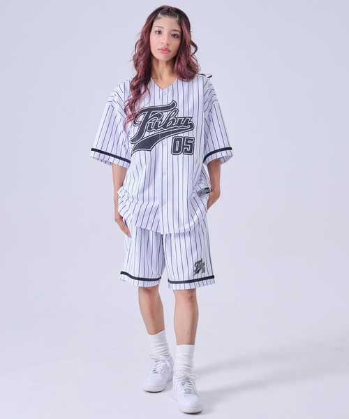 FUBU( フブ)の「FUBU フブ ブランド Patch Baseball Shirts/パッチ付きベースボールシャツ(シャツ/ブラウス・メンズ・カモフラージュ/ホワイト/ブラック・XXL/XL/L/M)」の19枚目の写真
