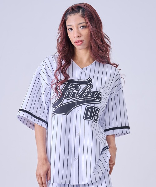 FUBU( フブ)の「FUBU フブ ブランド Patch Baseball Shirts/パッチ付きベースボールシャツ(シャツ/ブラウス・メンズ・カモフラージュ/ホワイト/ブラック・XXL/XL/L/M)」の17枚目の写真