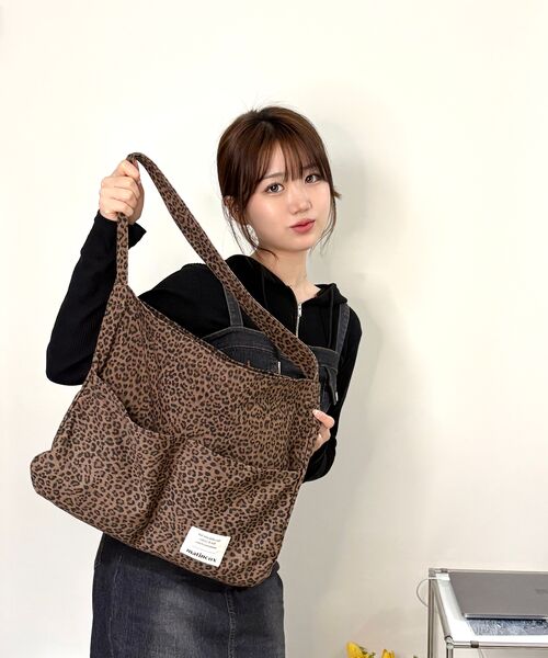 MATINCOX(マーティンコックス)の「MoodCurve - Leopard Darkbrown(エコバッグ/サブバッグ・レディース・その他・FREE)」の9枚目の写真