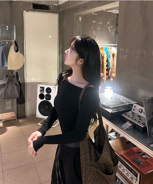 MATINCOX(マーティンコックス)の「MoodCurve - Leopard Darkbrown(エコバッグ/サブバッグ・レディース・その他・FREE)」の4枚目の写真