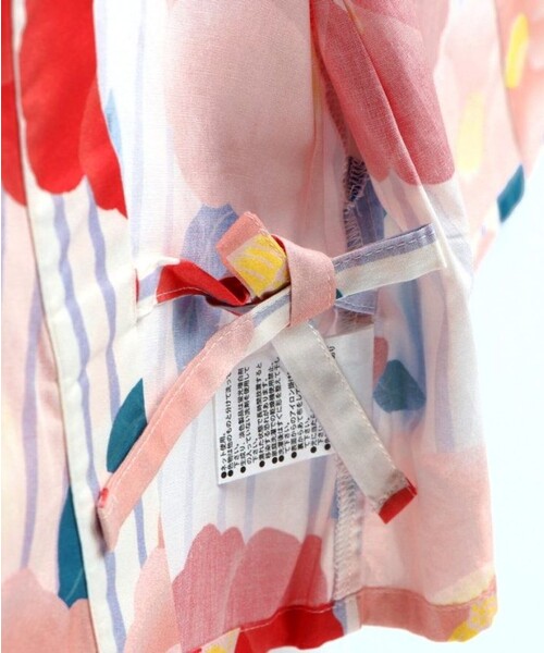 BRANSHES（ブランシェス）の「【WEB限定】2WAYセパレート浴衣（浴衣・キッズ・ピンク/アイボリー/ネイビー/レッド・L/XL/M）」の12枚目の写真