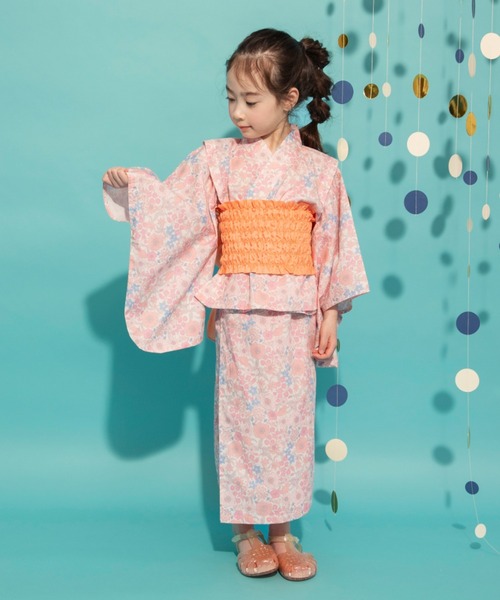 BRANSHES（ブランシェス）の「【WEB限定】2WAYセパレート浴衣（浴衣・キッズ・ピンク/アイボリー/ネイビー/レッド・L/XL/M）」の3枚目の写真