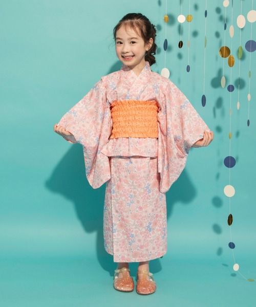 BRANSHES（ブランシェス）の「【WEB限定】2WAYセパレート浴衣（浴衣・キッズ・ピンク/アイボリー/ネイビー/レッド・L/XL/M）」の22枚目の写真