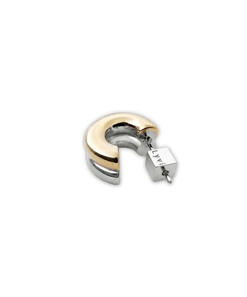 Lyvi(ライビィ)の「バイカラー / Dewy Bold Pierce-Contrast Edition / 金属アレルギー対応(ピアス(両耳用)・レディース・ゴールド系その他・FREE)」の10枚目の写真