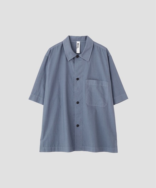 MHL.（エムエイチエル）の「COTTON RAMIE POPLIN（シャツ/ブラウス・メンズ・ブルー/オレンジ/ホワイト・SMALL/MEDIUM/LARGE）」の8枚目の写真
