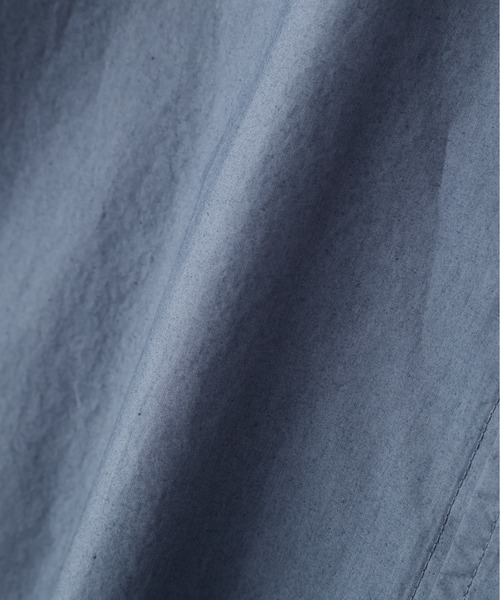 MHL.（エムエイチエル）の「COTTON RAMIE POPLIN（シャツ/ブラウス・メンズ・ブルー/オレンジ/ホワイト・SMALL/MEDIUM/LARGE）」の9枚目の写真