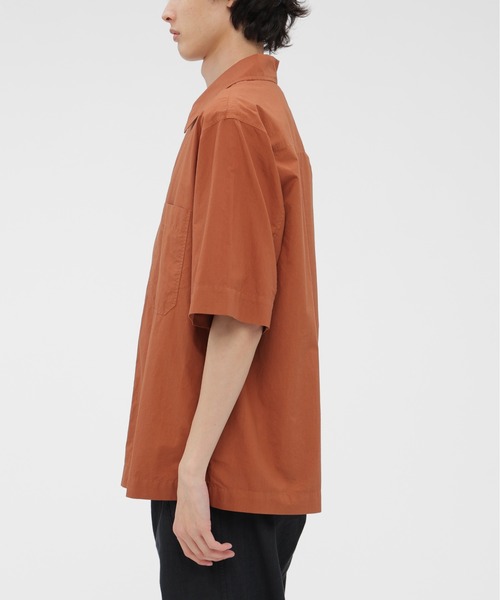 MHL.（エムエイチエル）の「COTTON RAMIE POPLIN（シャツ/ブラウス・メンズ・ブルー/オレンジ/ホワイト・SMALL/MEDIUM/LARGE）」の11枚目の写真