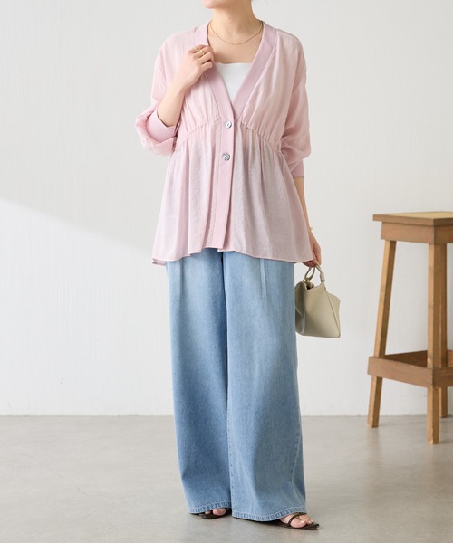 COLLAGE GALLARDAGALANTE（コラージュガリャルダガランテ）の「Q.anos/ライトオンスタックデニム（デニムパンツ・レディース・インディゴブルー/ブルー・FREE）」の14枚目の写真