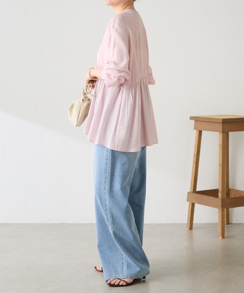 COLLAGE GALLARDAGALANTE（コラージュガリャルダガランテ）の「Q.anos/ライトオンスタックデニム（デニムパンツ・レディース・インディゴブルー/ブルー・FREE）」の15枚目の写真