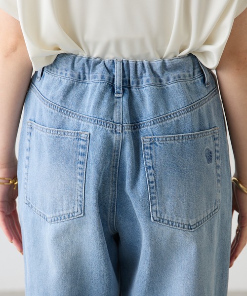 COLLAGE GALLARDAGALANTE（コラージュガリャルダガランテ）の「Q.anos/ライトオンスタックデニム（デニムパンツ・レディース・インディゴブルー/ブルー・FREE）」の18枚目の写真