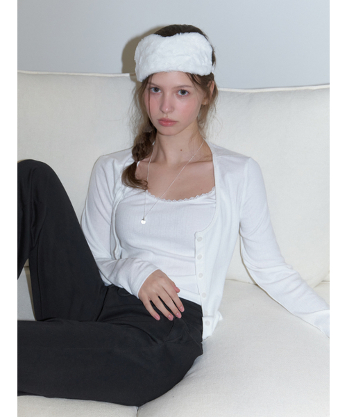 RE_L（リエル）の「Linn cardigan set_2piece (ivory)（カーディガン/ボレロ・レディース・その他・FREE）」の2枚目の写真