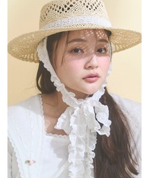 merry jenny | ハートレースストローハット(ハット)