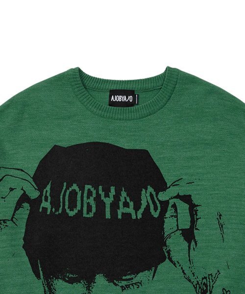 AJOBYAJO（アジョバイアジョ）の「MUIL Oversized Sweater [GREEN]（ニット/セーター・レディース・その他・L/XL）」の2枚目の写真