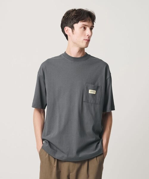 UNIVERSAL OVERALL(ユニバーサルオーバーオール)の「【別注】<UNIVERSAL OVERALL>ポケット ショートスリーブ Tシャツ 抗菌防臭 接触冷感(Tシャツ/カットソー・メンズ・ダークグレー/ライトグレー/ホワイト/ライトブルー・XL/L/S/M)」の4枚目の写真