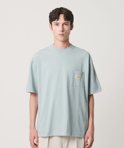 UNIVERSAL OVERALL(ユニバーサルオーバーオール)の「【別注】<UNIVERSAL OVERALL>ポケット ショートスリーブ Tシャツ 抗菌防臭 接触冷感(Tシャツ/カットソー・メンズ・ダークグレー/ライトグレー/ホワイト/ライトブルー・XL/L/S/M)」の9枚目の写真