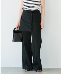 CURRENTAGE（カレンテージ）の「CURRENTAGE/カレンテージラップパンツ A2561UP 403（スラックス）」