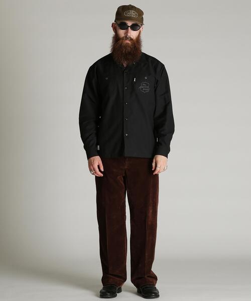 Schott(ショット)の「Schott/ショット/NC WORK SHIRT/ナイロン コットン ワーク シャツ(シャツ/ブラウス・メンズ・ネイビー/ブラック/ベージュ・L/M/2XL/XL)」の11枚目の写真