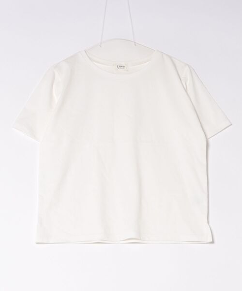 Liora by archives(リオラバイアルシーヴ)の「Tシャツ×シアートップスセット(Tシャツ/カットソー・レディース・ブラック/アイボリー/ベージュ・MEDIUM/LARGE)」の5枚目の写真