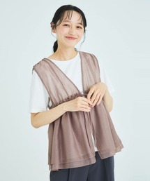 Liora by archives | Tシャツ×シアートップスセット(Tシャツ/カットソー)