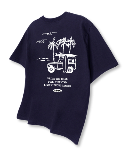 TI.GLAKE(ティーグレイク)の「ドライブザロード オーバーサイズ 半袖Tシャツ ネイビー(Tシャツ/カットソー・メンズ・その他・LARGE/X-LARGE/XX-LARGE)」の3枚目の写真