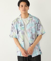 SHIPS Colors:〈洗濯機可能〉レーヨン アロハ シャツ◇