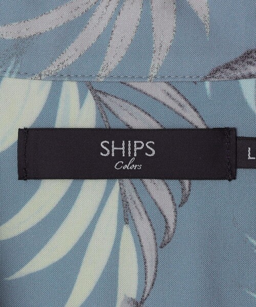 SHIPS Colors(シップス カラーズ)の「SHIPS Colors:〈洗濯機可能〉レーヨン アロハ シャツ◇(シャツ/ブラウス・メンズ・ライトグレー/ブラック/ブルー・MEDIUM/LARGE/X-LARGE)」の11枚目の写真