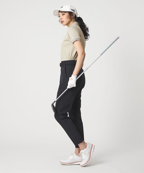 UNITED ARROWS GOLF(ユナイテッドアローズゴルフ)の「ウィメンズ メッシュ ポロシャツ ストレッチ(ビジネスシャツ・レディース・オリーブ/グレー系・S/M/L)」の13枚目の写真