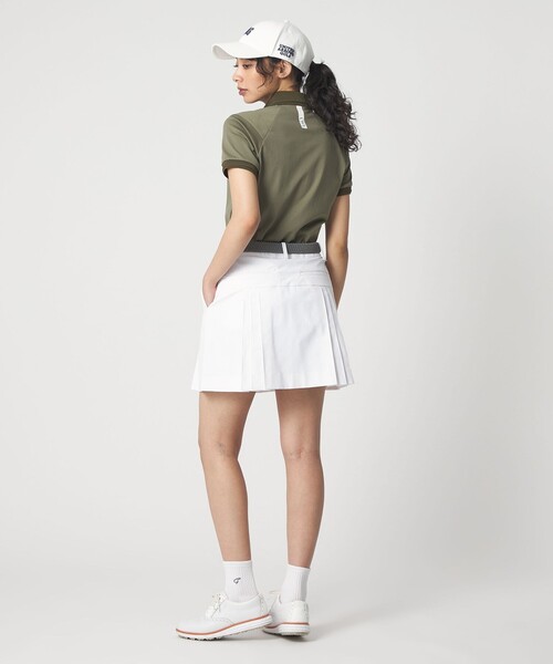 UNITED ARROWS GOLF(ユナイテッドアローズゴルフ)の「ウィメンズ メッシュ ポロシャツ ストレッチ(ビジネスシャツ・レディース・オリーブ/グレー系・S/M/L)」の15枚目の写真