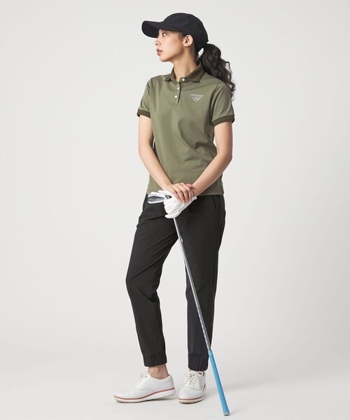 UNITED ARROWS GOLF(ユナイテッドアローズゴルフ)の「ウィメンズ メッシュ ポロシャツ ストレッチ(ビジネスシャツ・レディース・オリーブ/グレー系・S/M/L)」の18枚目の写真