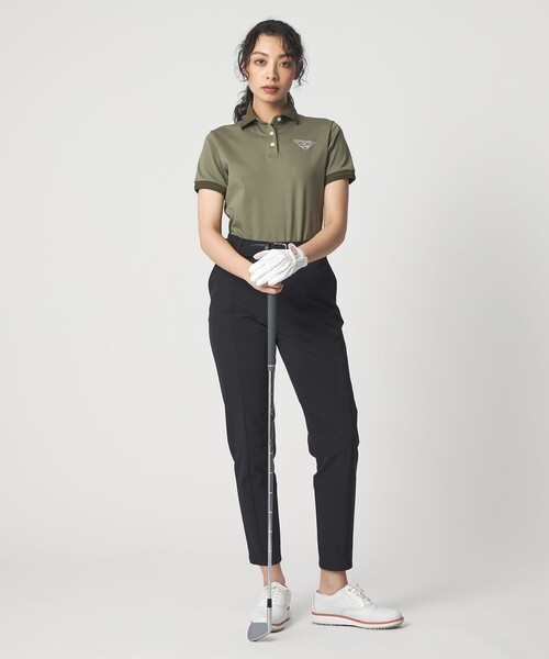 UNITED ARROWS GOLF(ユナイテッドアローズゴルフ)の「ウィメンズ メッシュ ポロシャツ ストレッチ(ビジネスシャツ・レディース・オリーブ/グレー系・S/M/L)」の21枚目の写真
