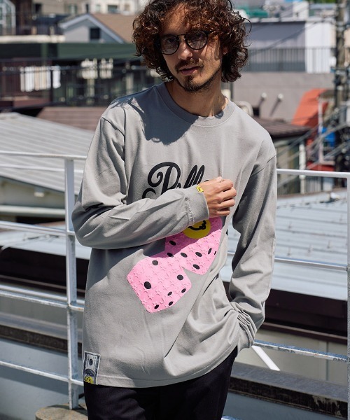 STUD MUFFIN(スタッドマフィン)の「mlt5690- 5.6ozコットン天竺 ROLLERSフォームプリントLS Tシャツ(624-02904)(Tシャツ/カットソー・メンズ・ブラック/アッシュ/チャコールグレー/ホワイト・2/3/4)」の21枚目の写真