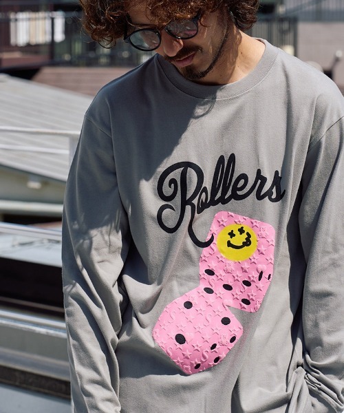 STUD MUFFIN(スタッドマフィン)の「mlt5690- 5.6ozコットン天竺 ROLLERSフォームプリントLS Tシャツ(624-02904)(Tシャツ/カットソー・メンズ・ブラック/アッシュ/チャコールグレー/ホワイト・2/3/4)」の22枚目の写真