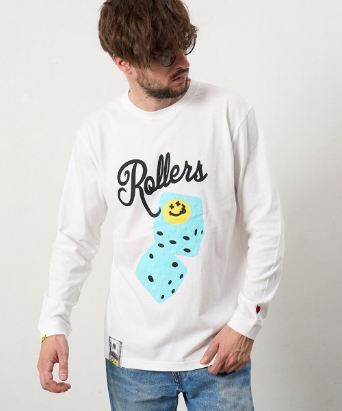 STUD MUFFIN(スタッドマフィン)の「mlt5690- 5.6ozコットン天竺 ROLLERSフォームプリントLS Tシャツ(624-02904)(Tシャツ/カットソー・メンズ・ブラック/アッシュ/チャコールグレー/ホワイト・2/3/4)」の17枚目の写真