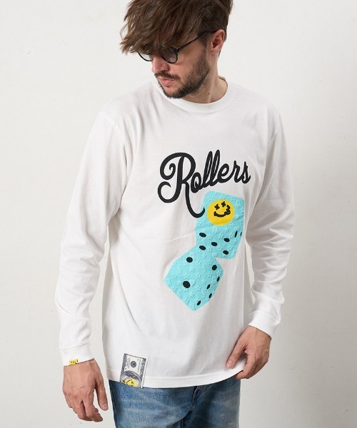 STUD MUFFIN(スタッドマフィン)の「mlt5690- 5.6ozコットン天竺 ROLLERSフォームプリントLS Tシャツ(624-02904)(Tシャツ/カットソー・メンズ・ブラック/アッシュ/チャコールグレー/ホワイト・2/3/4)」の18枚目の写真