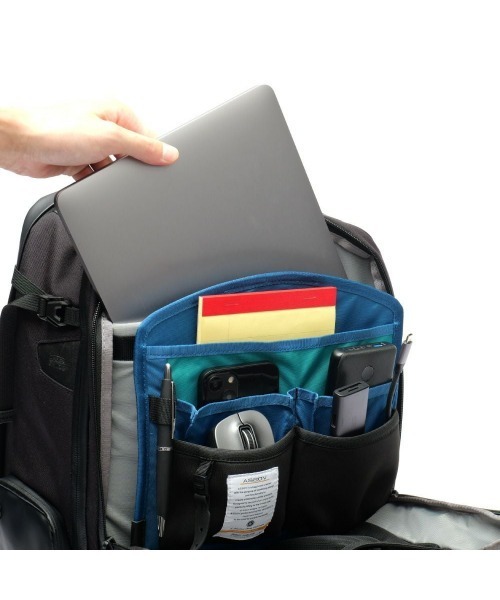 AS2OV(アッソブ)の「【AS2OV/アッソブ】 BLEISURE BACK PACK Lサイズ(バックパック/リュック・メンズ・ブラック・FREE)」の13枚目の写真