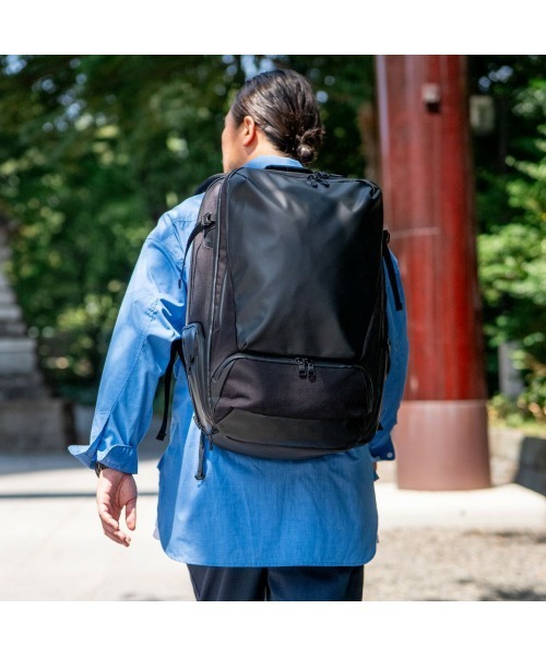 AS2OV(アッソブ)の「【AS2OV/アッソブ】 BLEISURE BACK PACK Lサイズ(バックパック/リュック・メンズ・ブラック・FREE)」の10枚目の写真