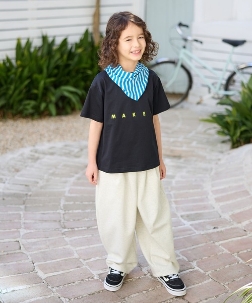Piet(ピエット)の「【綿100%】オリジナルロゴTシャツ(Tシャツ/カットソー・キッズ・ブラック/オフホワイト・130/120/110/100)」の12枚目の写真