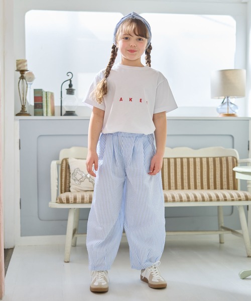 Piet(ピエット)の「【綿100%】オリジナルロゴTシャツ(Tシャツ/カットソー・キッズ・ブラック/オフホワイト・130/120/110/100)」の14枚目の写真