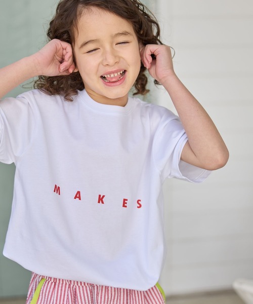 Piet(ピエット)の「【綿100%】オリジナルロゴTシャツ(Tシャツ/カットソー・キッズ・ブラック/オフホワイト・130/120/110/100)」の21枚目の写真