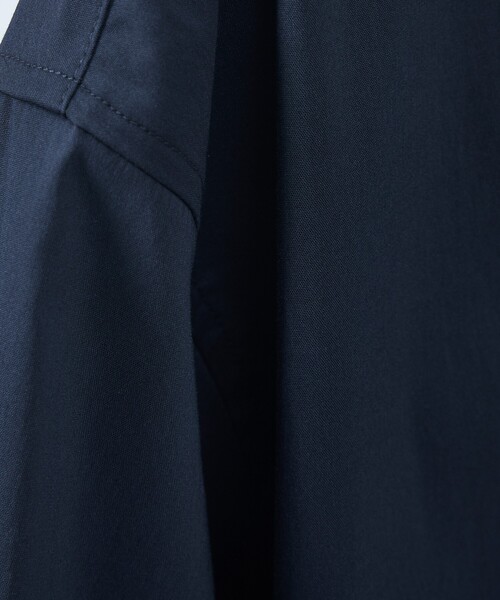 ABAHOUSE（アバハウス）の「ストレッチコットン レギュラーカラー リラックス半袖シャツ / オーバーサイズ（シャツ/ブラウス・メンズ・イエロー系その他/グリーン系その他/ブルー/ネイビー/ホワイト・48/46/44）」の11枚目の写真