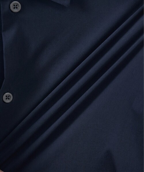 ABAHOUSE（アバハウス）の「ストレッチコットン レギュラーカラー リラックス半袖シャツ / オーバーサイズ（シャツ/ブラウス・メンズ・イエロー系その他/グリーン系その他/ブルー/ネイビー/ホワイト・48/46/44）」の12枚目の写真