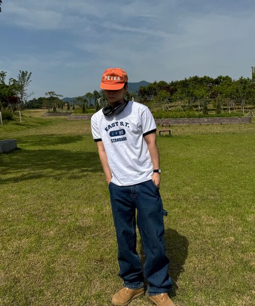 1989STANDARD（1989スタンダード）の「EAST 1989 クールコットンリンガー半袖 (SRSSTD-0253)（Tシャツ/カットソー・メンズ・ブラック/アイボリー/ライトグレー・MEDIUM/LARGE/X-LARGE）」の13枚目の写真