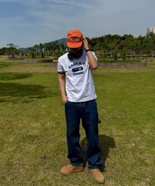 1989STANDARD（1989スタンダード）の「EAST 1989 クールコットンリンガー半袖 (SRSSTD-0253)（Tシャツ/カットソー・メンズ・ブラック/アイボリー/ライトグレー・MEDIUM/LARGE/X-LARGE）」の12枚目の写真