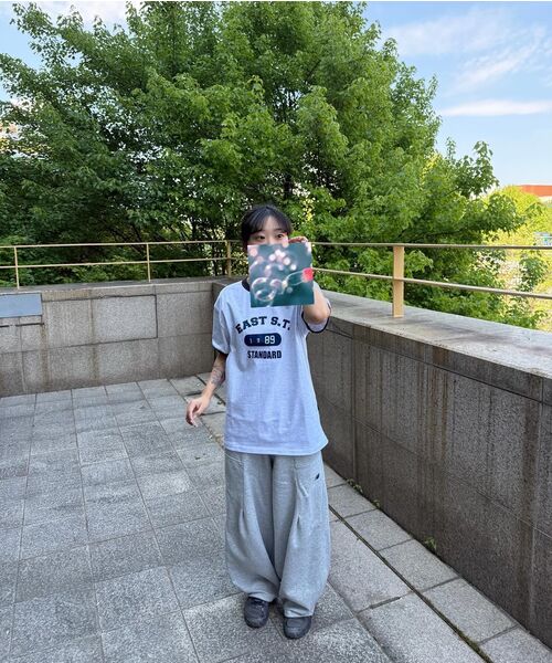 1989STANDARD（1989スタンダード）の「EAST 1989 クールコットンリンガー半袖 (SRSSTD-0253)（Tシャツ/カットソー・メンズ・ブラック/アイボリー/ライトグレー・MEDIUM/LARGE/X-LARGE）」の7枚目の写真